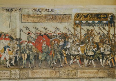Cavalcade célébrant le couronnement de l