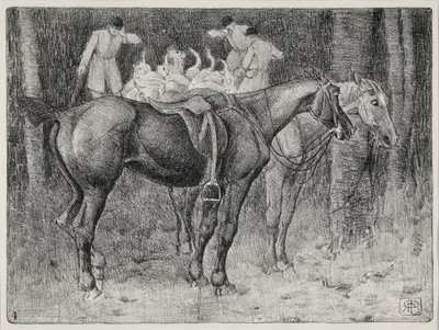 Scène de chasse - Robert Polhill Bevan