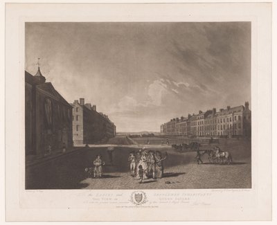 Vue de Queen Square à Londres - Robert Pollard (I)