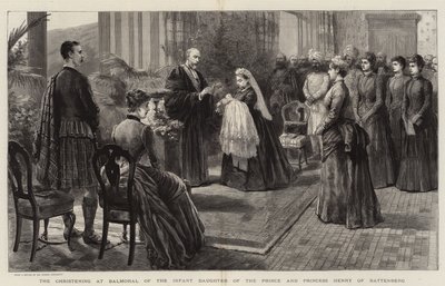 Le baptême à Balmoral de la fille du prince et de la princesse Henry de Battenberg - Robert Pritchett