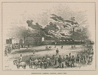 Kennington common, Londres, vers 1840 - Robert Randoll
