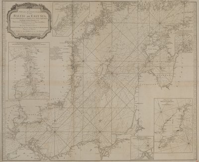 Nouvelle et précise carte de la mer Baltique ou de la mer de l