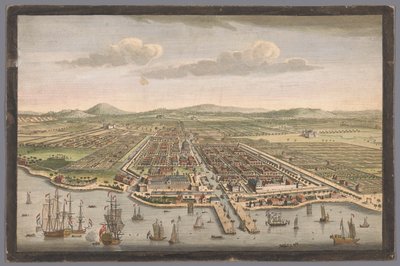Vue de la ville de Batavia, l
