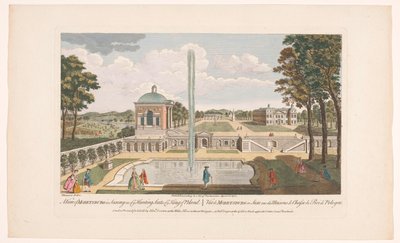 Vue du château de Moritzburg - Robert Sayer