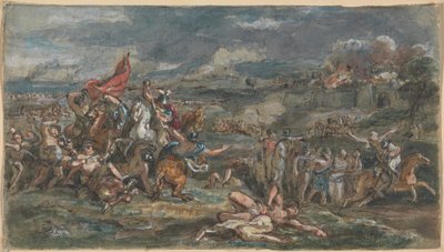 Scène de bataille - Robert Smirke