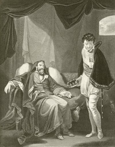Henri IV réprimandant le prince Henri - Robert Smirke