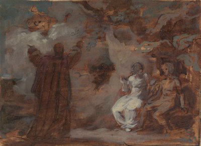 Prospero conjurant une mascarade pour Ferdinand et Miranda - Robert Smirke