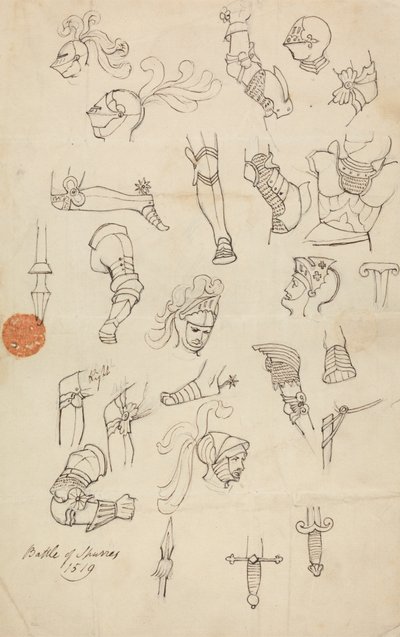 Études pour armure - Robert Smirke