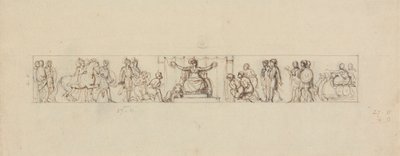 Étude pour un relief avec figures romanesques - Robert Smirke