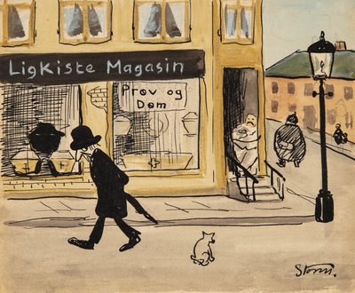 Magasin de cercueils - Robert Storm Petersen