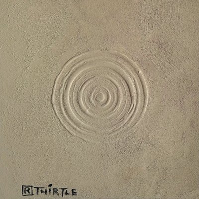 Ondulations concentriques dans le sable - Robert Thirtle