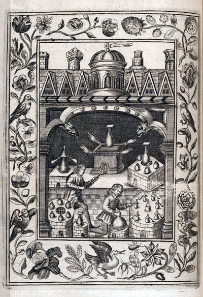 Deux alchimistes fabriquant des potions - Robert Vaughn