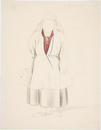 Paysanne debout de Joutseno - Robert Wilhelm Ekman
