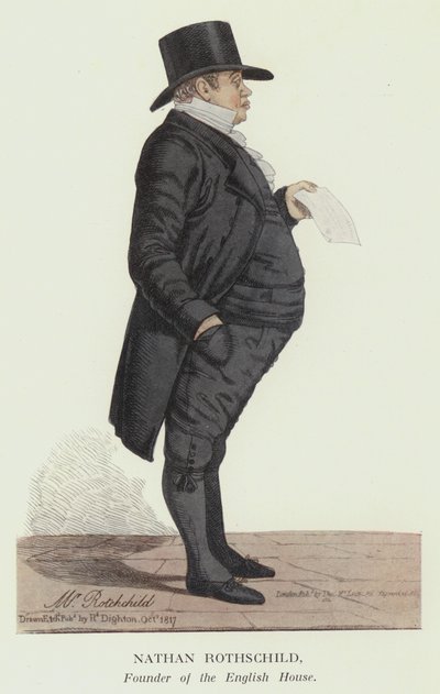 Nathan Rothschild, fondateur de la maison anglaise - Robert the younger Dighton