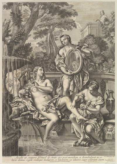 David et Bethsabée, 1680-1743 - Robert van Audenaerde