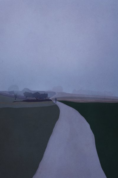Route brumeuse, 2023 - Roberta Murray