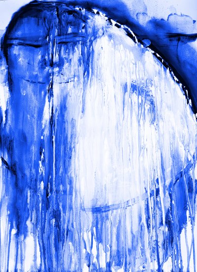 Abstrait bleu fluide - RodMacIver