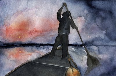 Aventure en kayak au crépuscule - RodMacIver