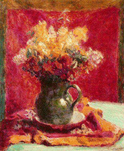 Cruche verte avec des fleurs - Roderic OConor