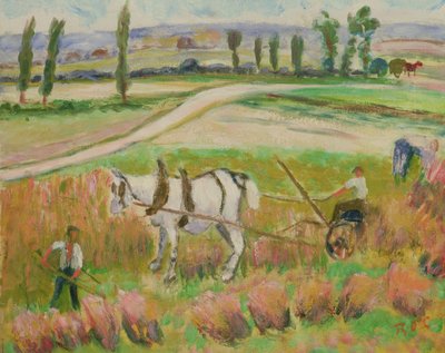 Récolte avec un cheval blanc - Roderic OConor