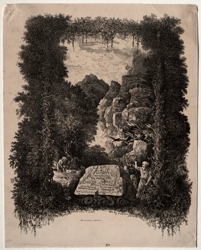 Premier frontispice pour Fables et Contes de fées par Thierry-Faletans - Rodolphe Bresdin
