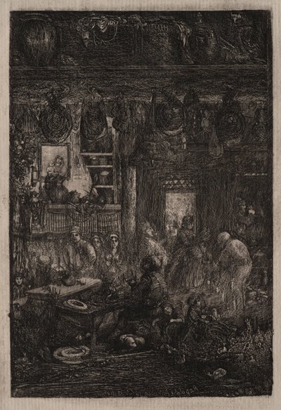 Intérieur Moldave - Rodolphe Bresdin