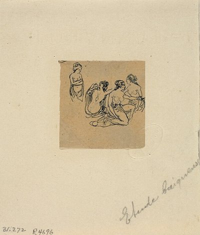 Étude sur les baigneurs - Rodolphe Bresdin