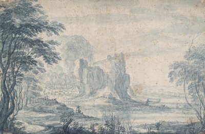 Paysage avec Pêcheur et Chasseur de Canards - Roelandt Savery