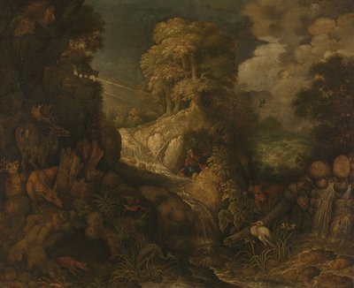 Élie nourri par les corbeaux - Roelant Savery (workshop of)