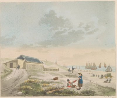 Plage de Scheveningen, vers 1825 - Roelof van der Meulen