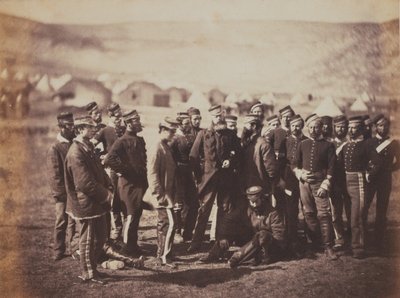 Colonel Doherty, officiers et hommes du 13e régiment de dragons légers, d