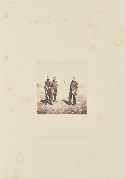 Le général Labousinière et le général Bevret. - Roger Fenton