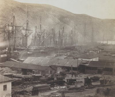 Hangars et ateliers ferroviaires, Balaklava - Roger Fenton
