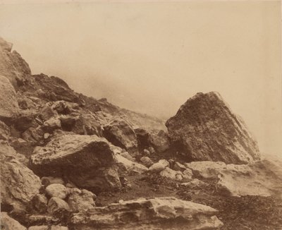 Rocken End dans la tempête, île de Wight, c. 1853 (photo) - Roger Fenton