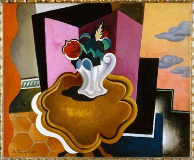 Philippe table (peinture sur toile) - Roger de La Fresnaye