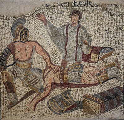 Un combat de gladiateurs avec l