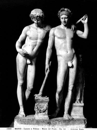 Castor et Pollux ou Oreste et Pylade, groupe de San Ildefonso - Roman