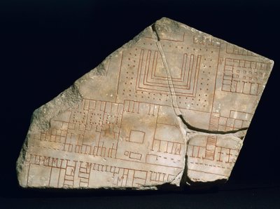 Fragment de Forma Urbis Severiana, IIIe siècle (marbre) - Roman