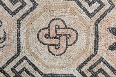 Motif géométrique de la domus de la Via san Rocchino, IIe siècle après J.-C. - Roman