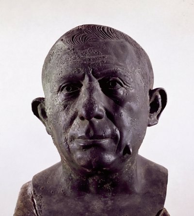 Lucius Caecilius Lucundus, banquier de Pompéi (buste en bronze, vers 20-62 après J.-C.) - Roman