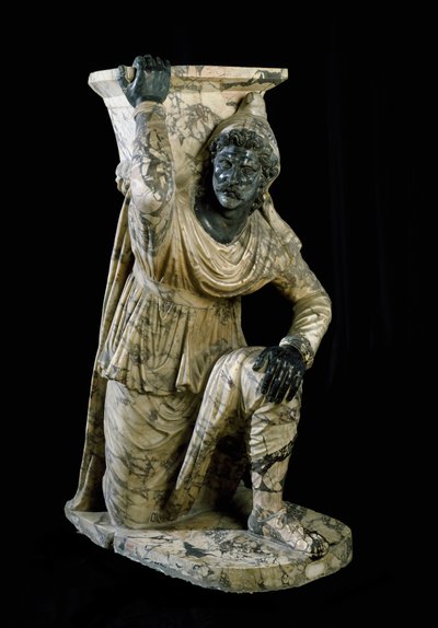 Statue de serviteur perse agenouillé - Roman