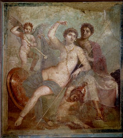 Art romain : Arès, Aphrodite et Éros - Roman