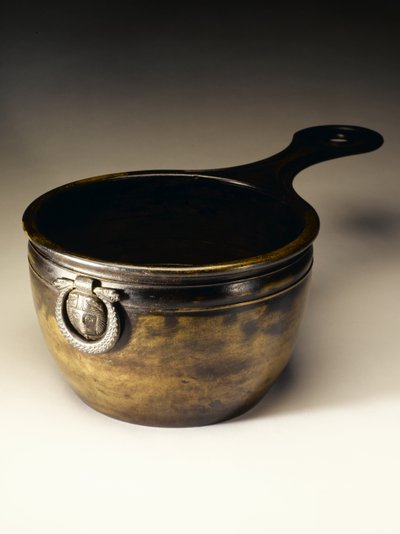 Poêle avec intérieur étamé, du Dowalton Loch Crannog, Wigtownshire - Roman
