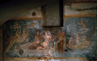Le Retour de Proserpine des Enfers, IIe-IIIe siècle (fresque) - Roman