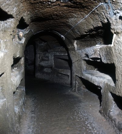 Tombe de Scipioni à Rome. - Roman