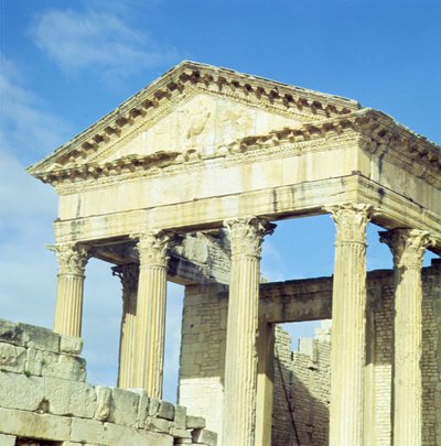 Vue du Capitole, façade avant, 166-167 après J.-C. - Roman