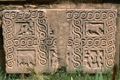 Fragment architectural avec décoration sculptée, Haute Période Impériale (27 av. J.-C. - 395 ap. J.-C.) (détail) - Roman Imperial Period