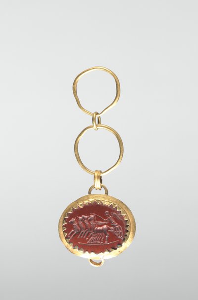 Intaille avec Victoire en char - Roman Imperial Period