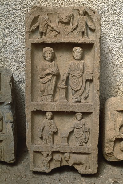 Stèle avec figures humaines, Haut Empire (27 av. J.-C.-395 apr. J.-C.) - Roman Imperial Period