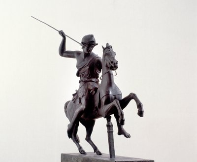 Amazone à cheval (sculpture en bronze d